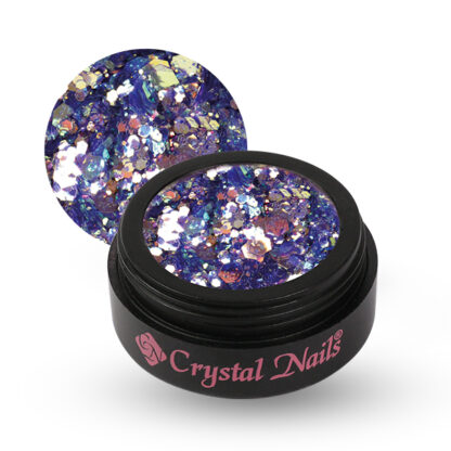 Crystal Nails - Mermaid Glitter - 3 Lavender