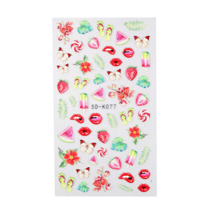 Crystal Nails - Adesivo Per Unghie - Vacation (5D-K077)