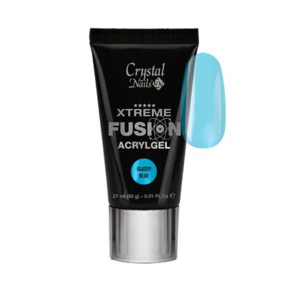 Crystal Nails - Xtreme Fusion Acrylgel - Glassy Blue - 30g