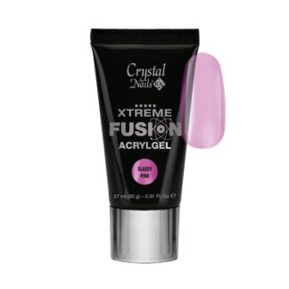 Crystal Nails - Xtreme Fusion Acrylgel - Glassy Pink - 30g