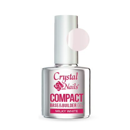 Crystal Nails – COMPACT BASE GEL MILKY WHITE - 13ML