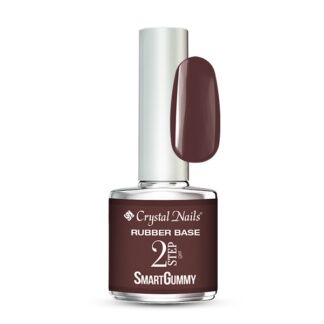 Crystal Nails – 2S SMARTGUMMY RUBBER BASE GEL - NR39 RED DAHLIA 8ML