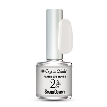 Crystal Nails – 2S SMARTGUMMY RUBBER BASE GEL - NR44 SILVER BIRCH 8ML