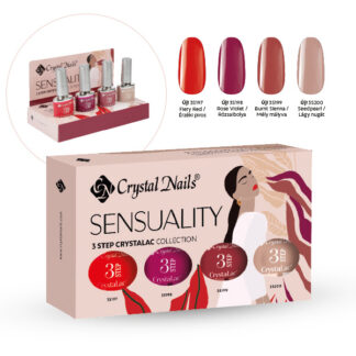 Crystal Nails - SENSUALITY 3 STEP CRYSTALAC KIT (4X4ML)