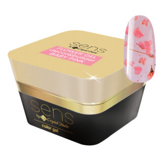 Crystal Nails - Sens Flower Decor&Builder Gel - Baby Pink - 5ml