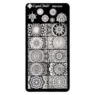 Crystal Nails - Stamping Plate - Mandala