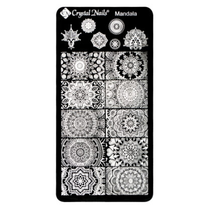 Crystal Nails - Stamping Plate - Mandala