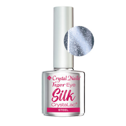 Crystal Nails - TIGER EYE SILK CRYSTALAC - STEEL 4ML