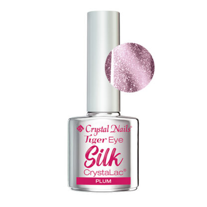 Crystal Nails - TIGER EYE SILK CRYSTALAC - PLUM 4ML