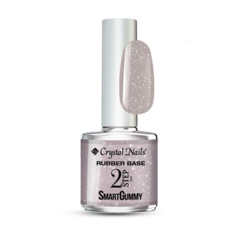 Crystal Nails - 2S SMARTGUMMY RUBBER BASE GEL - NR52 SILVER CLOUD 8ML