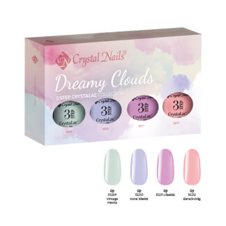 Crystal Nails – DREAMY CLOUDS 3 STEP CRYSTALAC KIT (4X4ML)