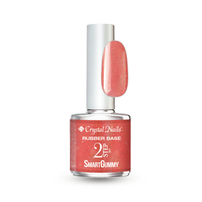 Crystal Nails – 2S SMARTGUMMY RUBBER BASE GEL - NR58 DESERT FLOWER 8ML