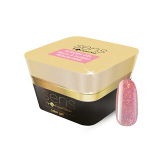 Crystal Nails - Sens Aurora Builder Gel - Peach Pink - 5ml