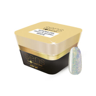 Crystal Nails - Sens Aurora Builder Gel - White - 5ml