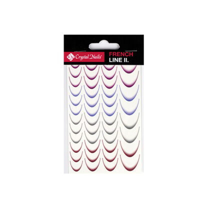 Crystal Nails - Adesivo Unghie ad Acqua - French Line II