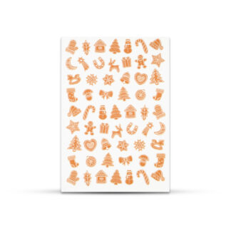 Crystal Nails - Adesivo Unghie 3D ad Acqua - Gingerbread