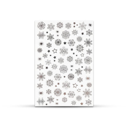 Crystal Nails - Adesivo Unghie ad Acqua - Silver Snow