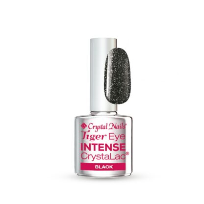 Crystal Nails - Tiger Eye Crystalac - Intense Black - 4ml