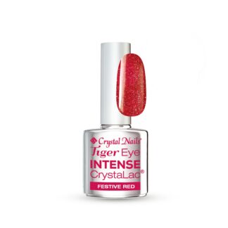 Crystal Nails - Tiger Eye Crystalac - Intense Festive Red - 4ml