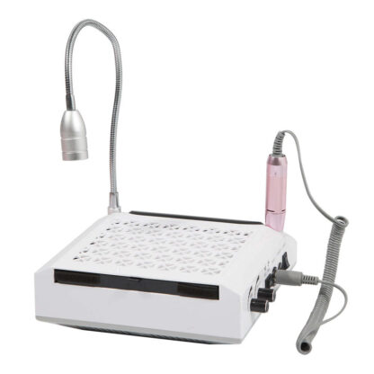 Nail Salon Set 4 in 1 - Aspiratore, Fresa e Lampada LED