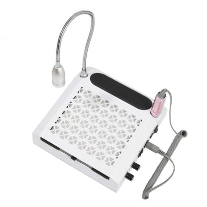 Nail Salon Set 4 in 1 - Aspiratore, Fresa e Lampada LED - immagine 2