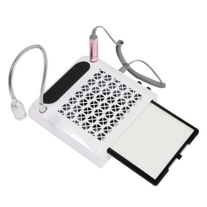 Nail Salon Set 4 in 1 - Aspiratore, Fresa e Lampada LED - immagine 4
