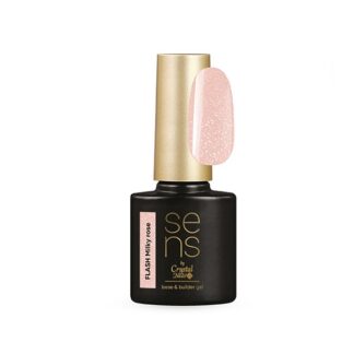 Crystal Nails - Sens Hema Free Base Gel - Flash Milky Rose - 10ml