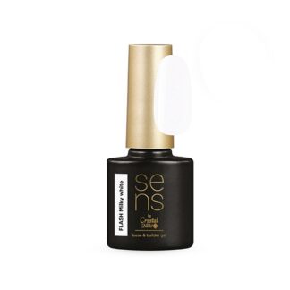 Crystal Nails - Sens Hema Free Base Gel - Flash Milky White - 10ml