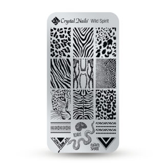 Crystal Nails - Stamping Plate - Wild Spirit