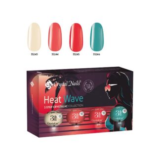 Crystal Nails - 3 Step Hema Free Kit - Heat Wave - 4x4ml