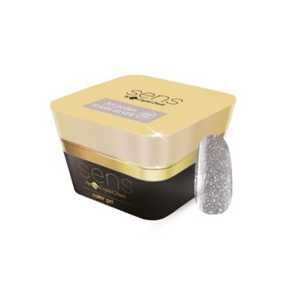 Crystal Nails - Sens Hema Free 3g Polish - Flash Silver - 5ml